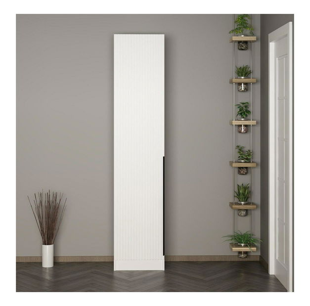 Policová skříň Nemake 41 (bílá)