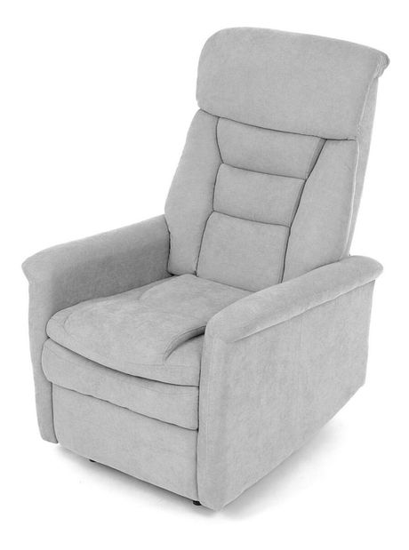 Polohovací křeslo Traste (stříbrná)