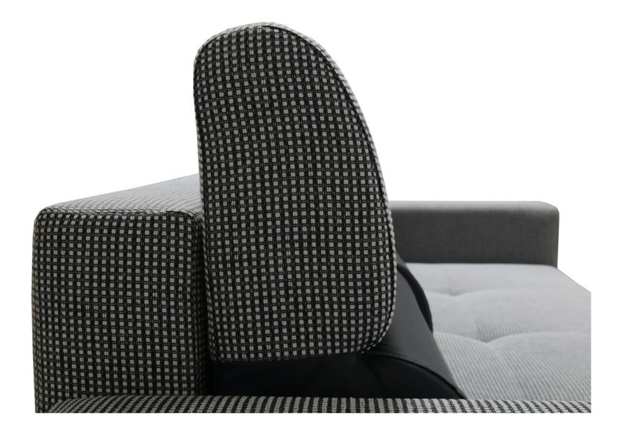 Rozkládací pohovka Carona (modrá) (s úl. prostorem)