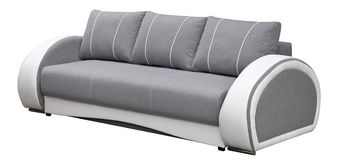 Pohovka Claris (světle šedá + bílá)