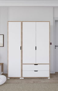 Šatní skříň Nissindira (ořech světlý)