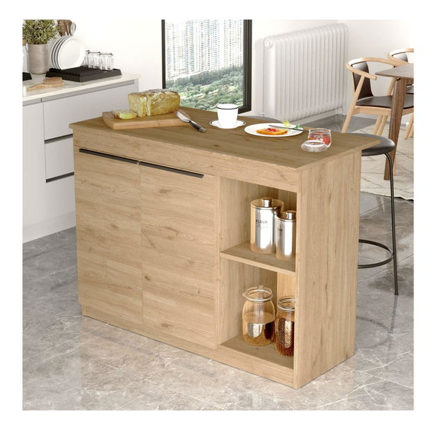 Barový stůl Orlandia 2 (pro 2 osoby) (dub)