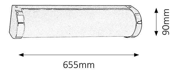 Podhledové svítidlo Stefany 5702 (chromová + rýžové kamenné sklo)