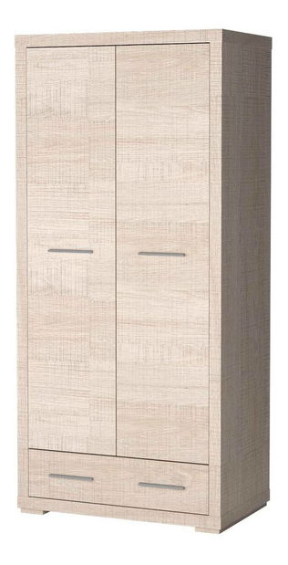 Šatní skříň Vega 37 (dub santana světlý)