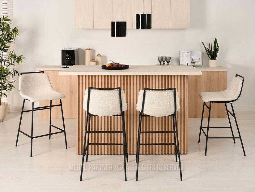 Židle Sara (krémová + černá)