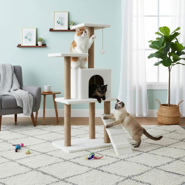 Škrabadlo pro kočky Ardie (béžová)