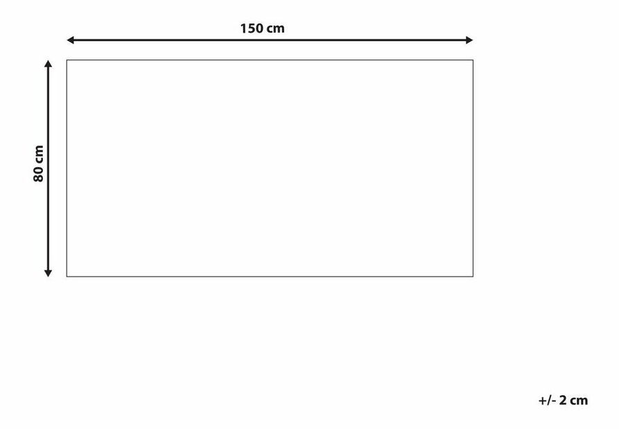 Koberec 80 x 150 cm Hussiie (béžová)