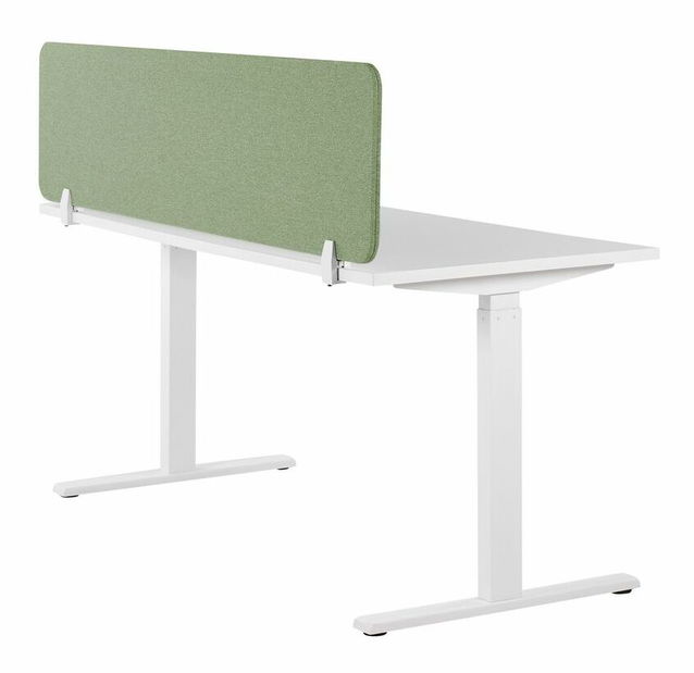 Přepážka na pracovní stůl 180 x 40 cm Walda (zelená) *výprodej