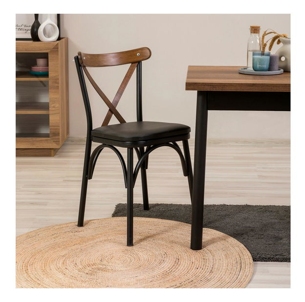 Jídelní set Duvasa 12 (černá) (pro 2 osoby)