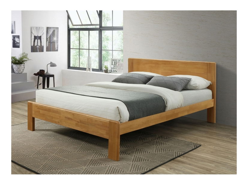 Manželská postel 160 cm Kastin (s roštem)