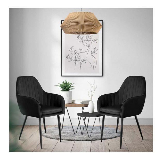 Jídelní židle Pamper 6 (černá)