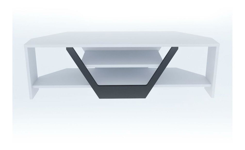 TV stolek/skříňka Sarra (bílá + černá)