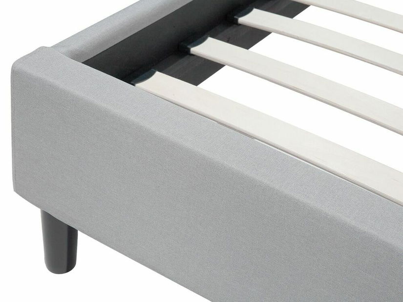 Manželská postel 160 cm SANTORI (s roštem) (šedá)