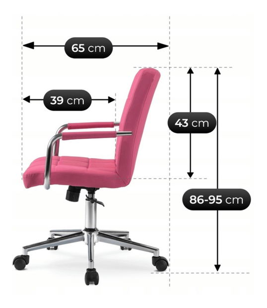  Dětská otočná židle Astronautic (růžová)