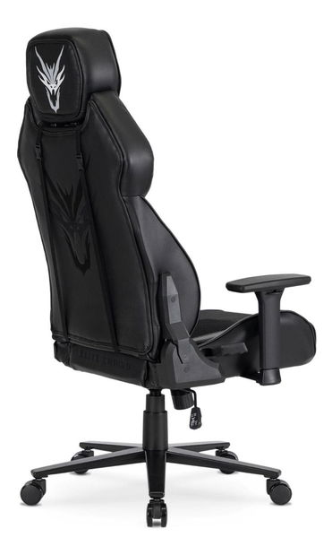 Herní křeslo Nutrida (černá + bílá)