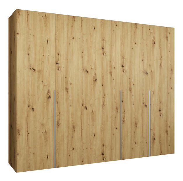 Šatní skříň 250 cm Alice 1 (dub artisan + kašmír)