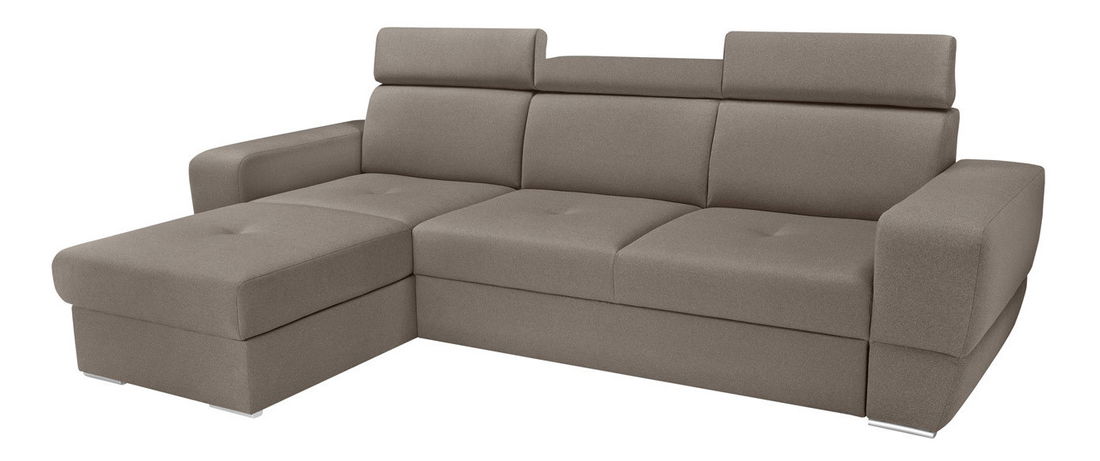 Rohová sedací souprava BRW Paola 2F.URCBK (hnědá) (L)