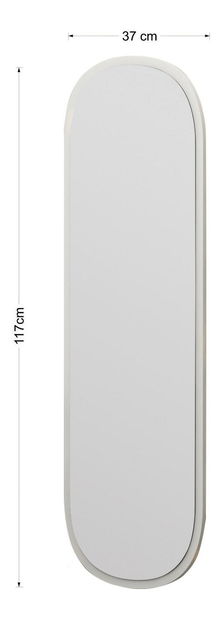 Zrcadlo Mango (bílá)