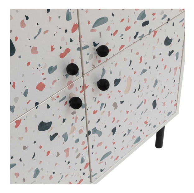 Skříňka Maluxe (vícebarevná bledá)