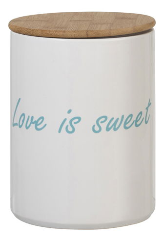 Doplněk do kuchyně (bílá + modrá) 19x14x14cm