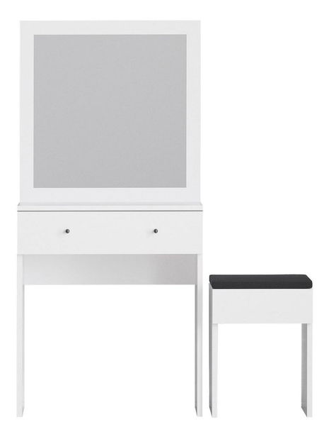 Toaletní stolek Felicite (bílá)