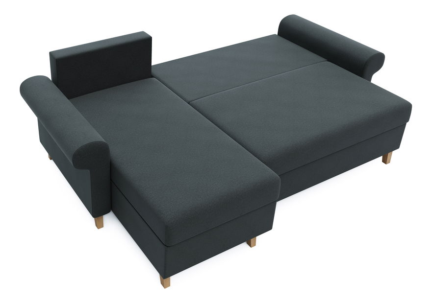 Rohová sedací souprava Ostrol (grafit) (L)