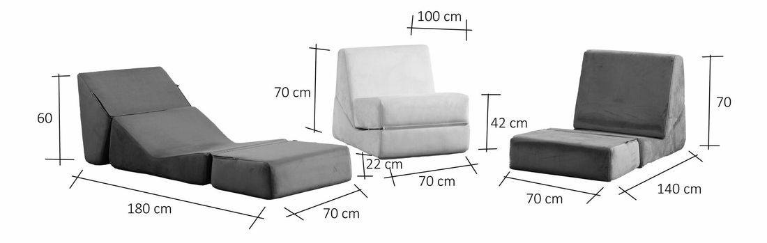 Křeslo Oringina (šedá)