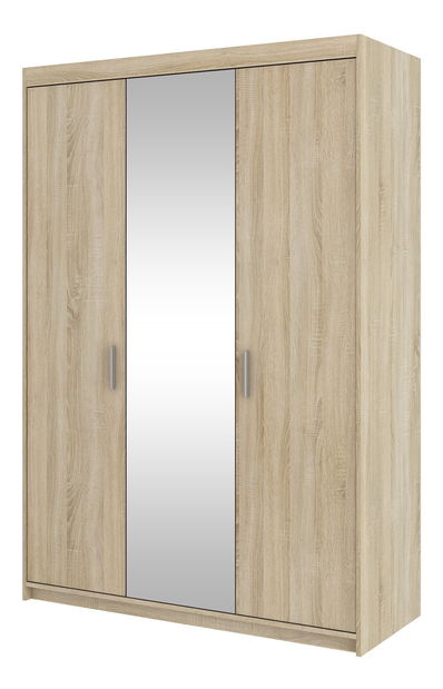 Šatní skříň se zrcadlem Elanor II (dub sonoma)
