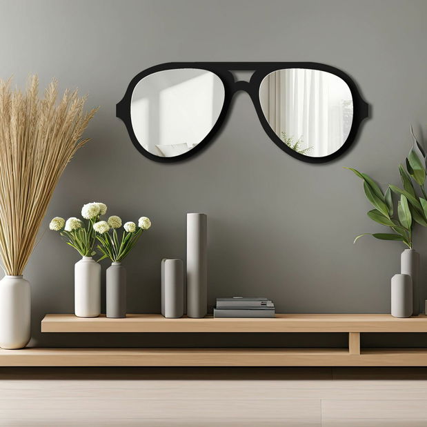 Zrcadlo Ozi 4 (stříbrná )