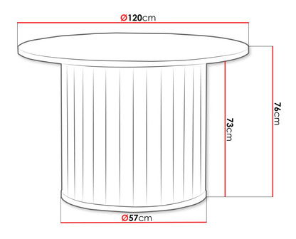 Jídelní stůl Temporada TR8 (kašmír)