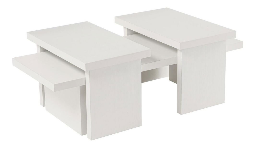 Konferenční stolek Sanctares (bílá)