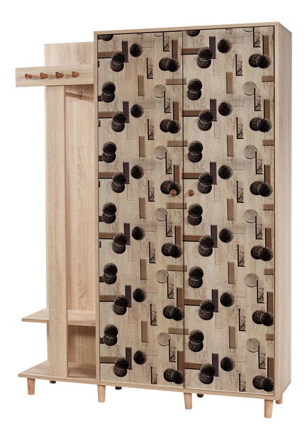 Předsíňová stěna Gardin 522 (sonoma)