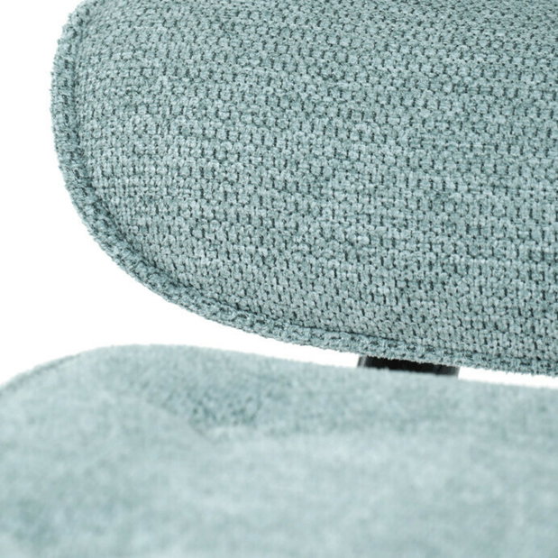 Křeslo s taburetkou Akitta (modrá)