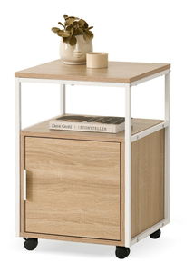 Skříňka Adlo (sonoma + bílá)