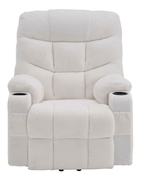 Masážní křeslo Hipocresias (bílá)