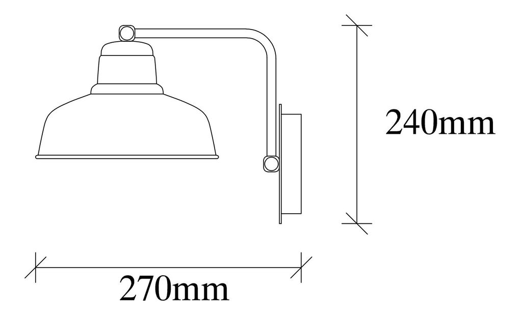 Nástěnné svítidlo Berca 181