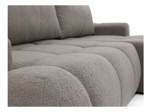 Rohová sedací souprava Zentono (tmavobéžová)