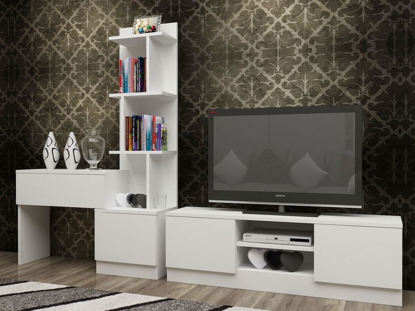 Obývací stěna Tintin (bílá)