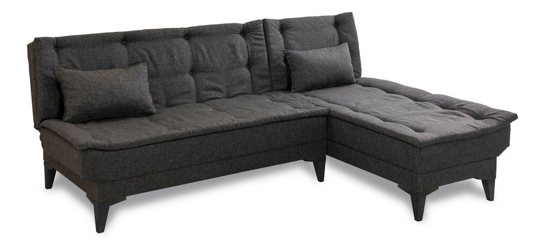 Rohová sedačka Santic (antracit)