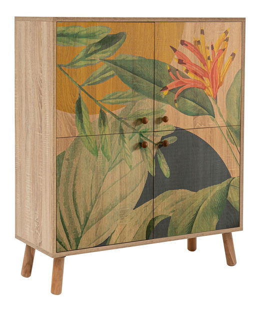 Předsíň Maluxe Saka 1070 (dub sonoma + zelená)