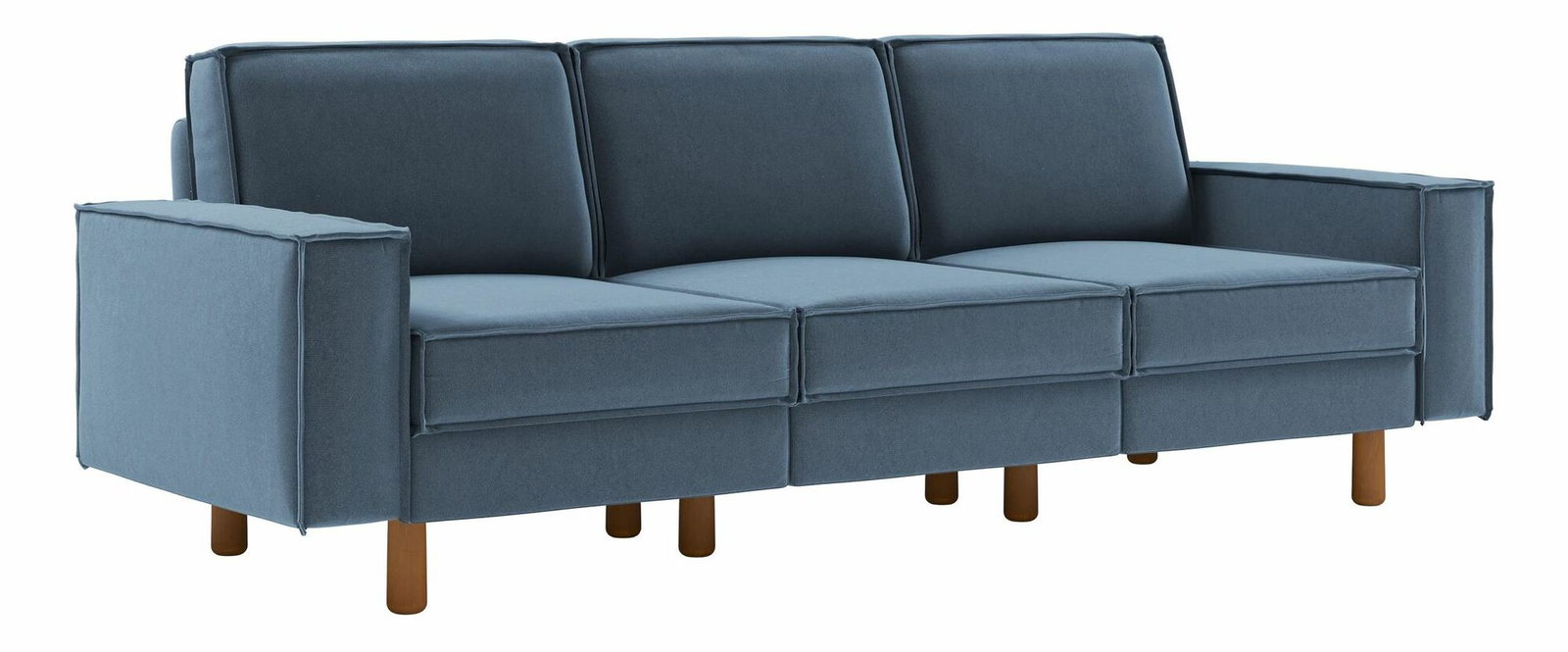 Pohovka Spary E (mořská + ořech)