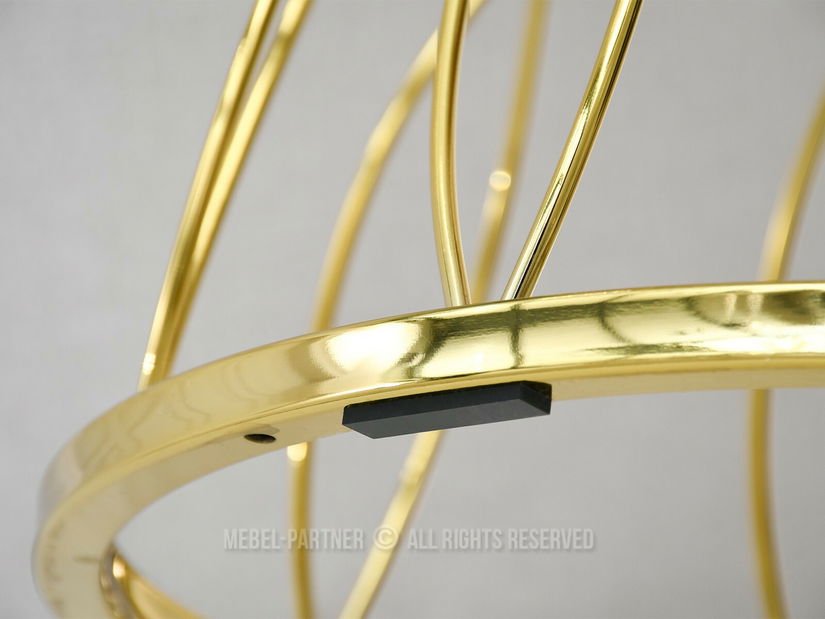 Konferenční stolek Favorezcan (mramor + zlatá)