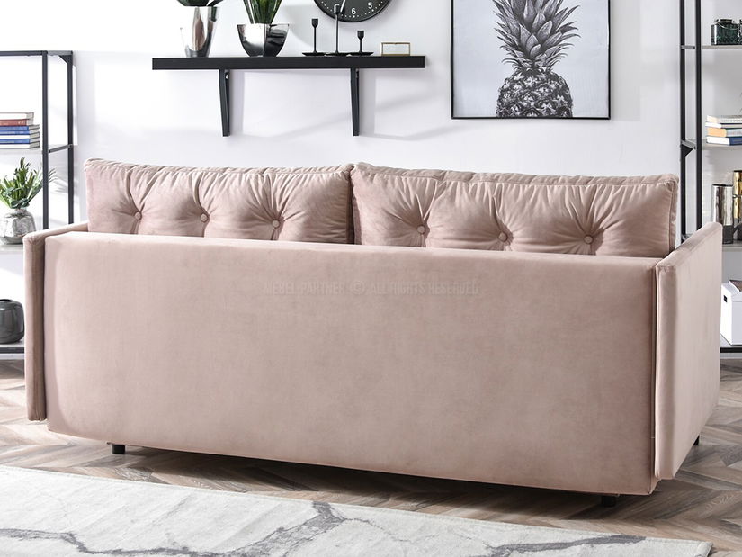 Pohovka dvousedačka Mastil (černá)