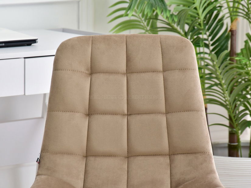 Židle Eleanor (béžová + chromová)