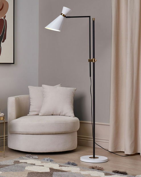 Stojanová lampa Melza (bílá)