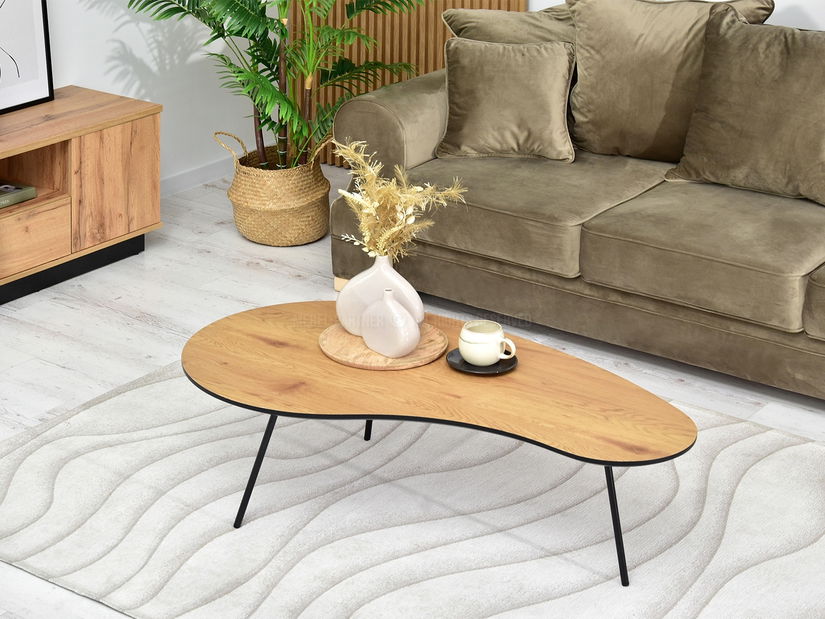 Konferenční stolek Sirius (dub + černá)