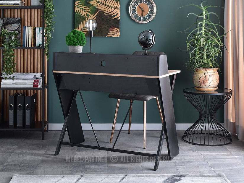 PC stolek Aspart (dub + černá)