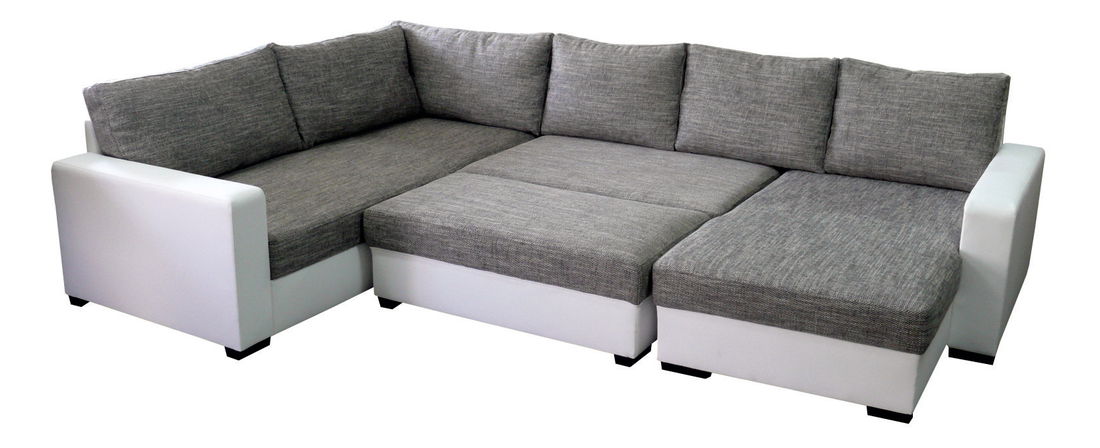 Rohová sedací souprava U Samanta LB+2+L 2 (P) (s taburetem)