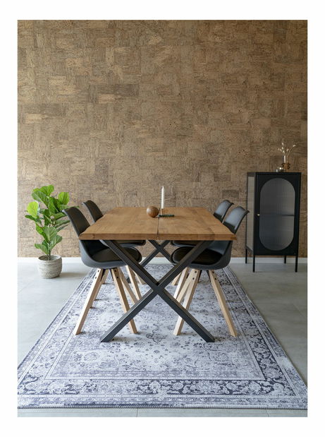 Koberec Hemeria 1 (černá + bílá)