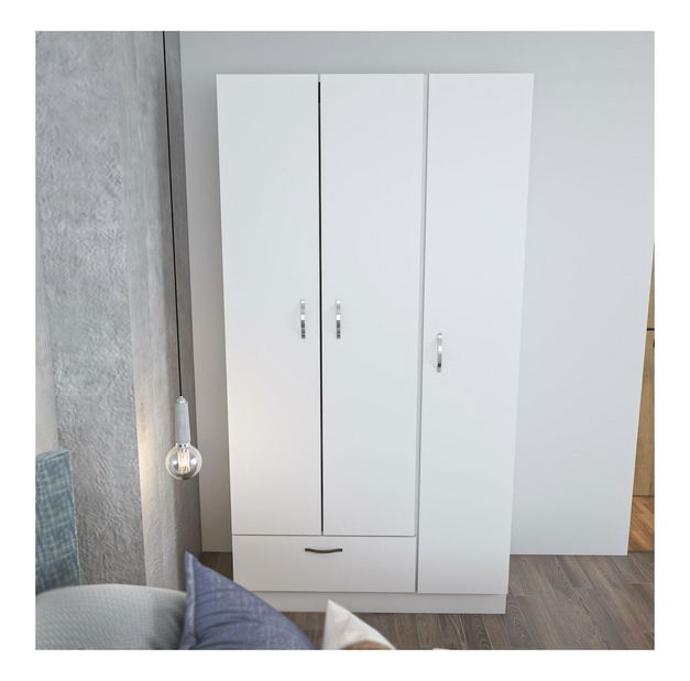 Šatní skříní Gobina (bílá)